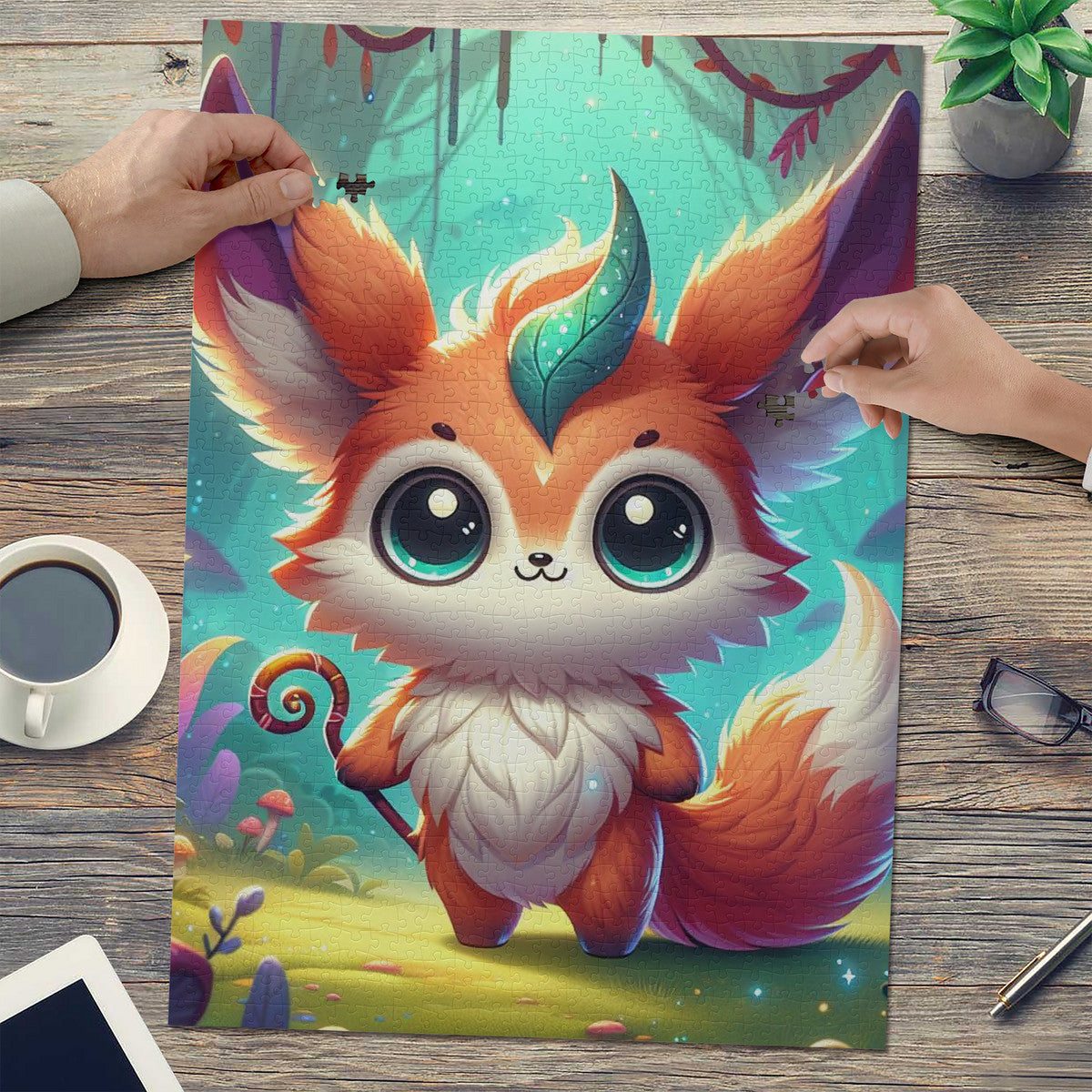 PUZZLE (Karton) "Wächter des Waldes" (1000-teilig)