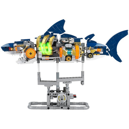 Baublocks-Technik - Mechanical Shark