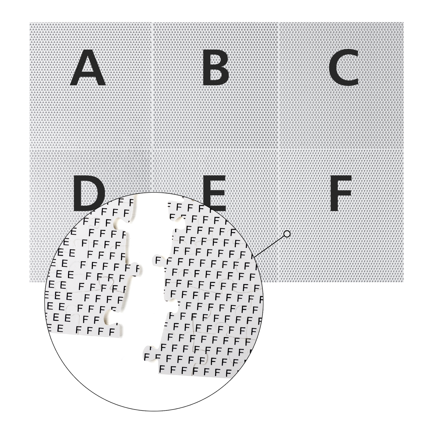 PUZZLE (Karton) "Domination" (1000-teilig) - American Football