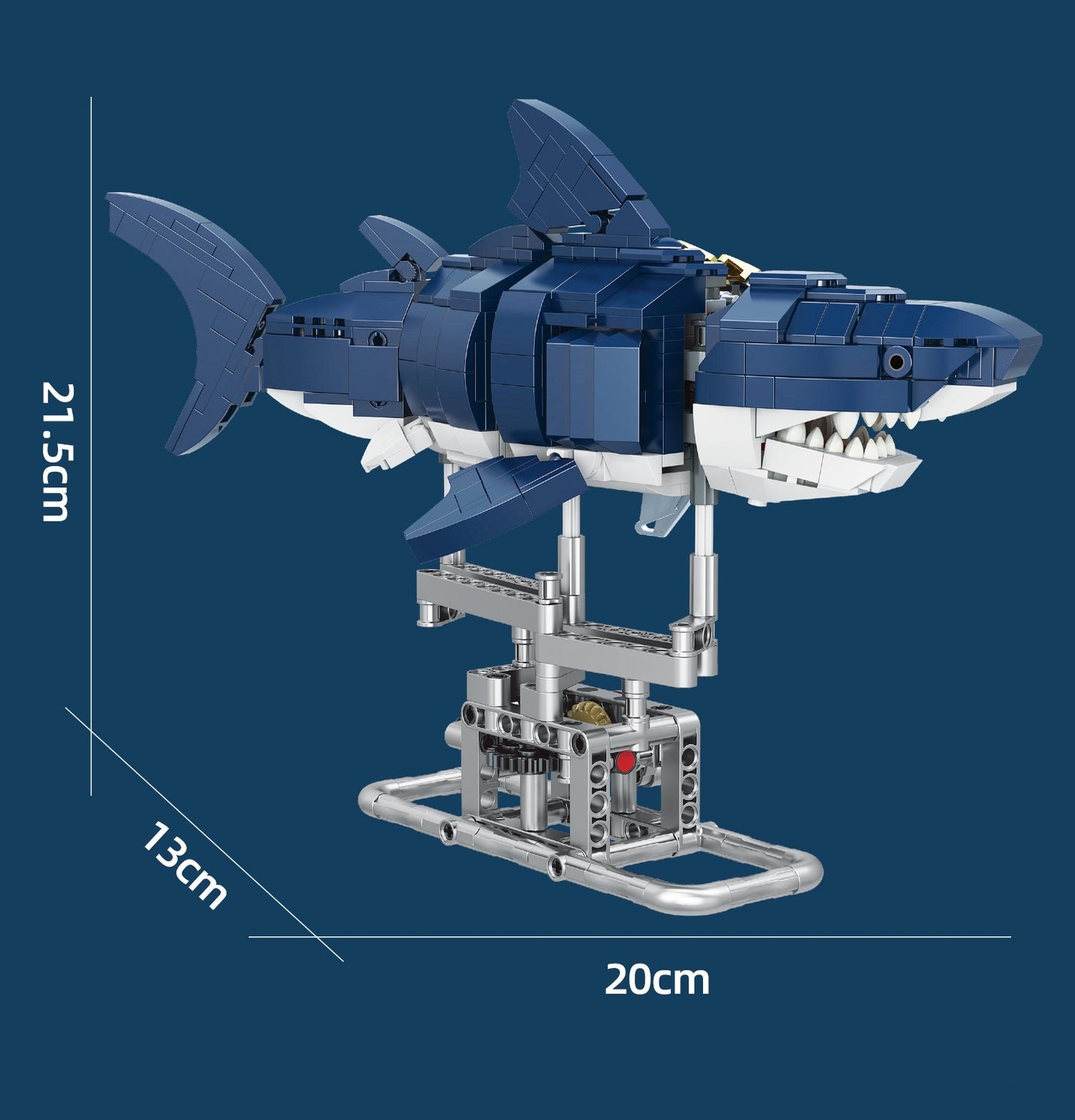 Baublocks-Technik - Mechanical Shark