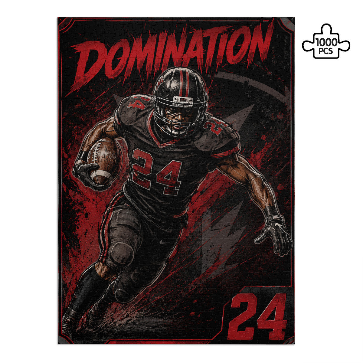 PUZZLE (Karton) "Domination" (1000-teilig) - American Football