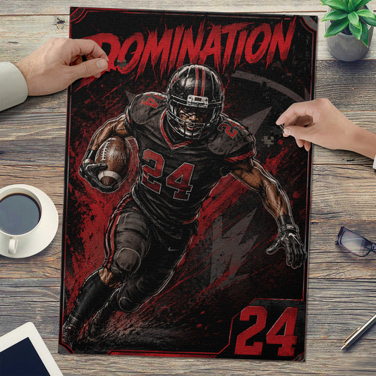 PUZZLE (Karton) "Domination" (1000-teilig) - American Football