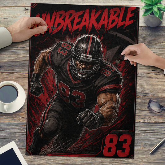 PUZZLE (Karton) - "UNBREAKABLE" (1000-teilig) - American Football