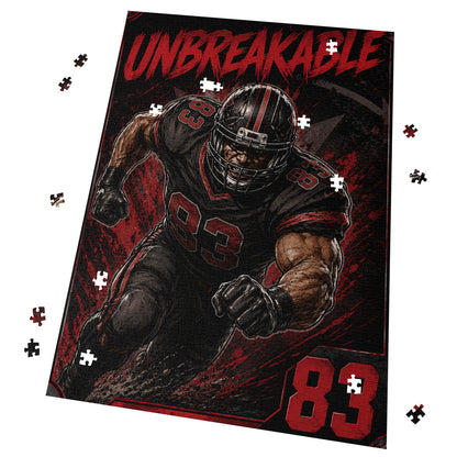 PUZZLE (Karton) - "UNBREAKABLE" (1000-teilig) - American Football