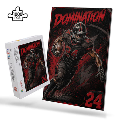 PUZZLE (Karton) "Domination" (1000-teilig) - American Football
